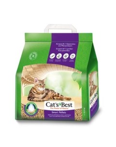 Наполнитель древесный комкующийся Smart Pellets 5л 2 5кг Cat's best