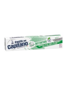 Паста зубная от зубного камня для курящих Pasta del Capitano туба 100мл Farmaceutici dottor ciccarelli s.p.a