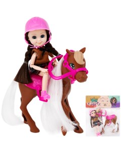 Кукла малышка MK53833 с лошадкой в пак Miss kapriz