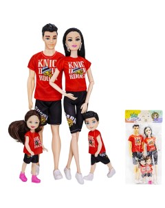 Кукла семья 30 см два ребенка в комплекте Miss kapriz