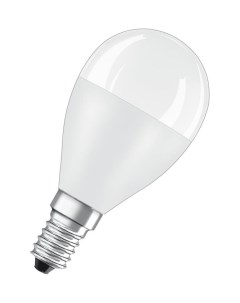 Лампа светодиодная LED 10SW 840 шар матовая E14 230В 10х1 RU 4058075579743 Osram