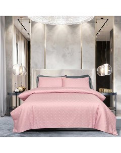 Комплект постельного белья 1 5 спальный pink Pappel