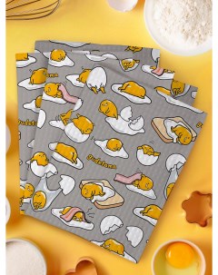 Комплект вафельных полотенец 45х60 5 шт 16650 1 Gudetama Непоседа