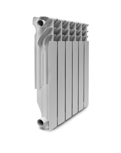 Алюминиевый радиатор LUX 4 секции белый 6006077 Könner