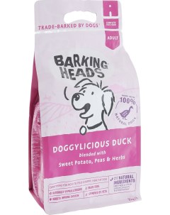 Сухой корм для собак Quackers Grain Free утка и батат 2кг Barking heads