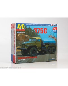 1392AVD Сборная модель УРАЛ 375С Avd models