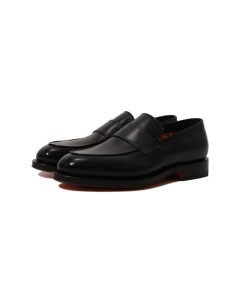 Кожаные лоферы Santoni