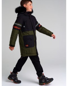 Пальто текстильное с полиуретановым покрытием для мальчиков Playtoday tween