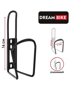 Флягодержатель Dream Bike алюминий цвет чёрный без крепёжных болтов Nobrand