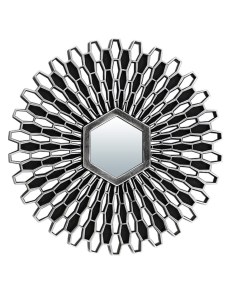 Зеркало декоративное Лимож серебро 25 см размер зеркала 7 6 2 см Qy