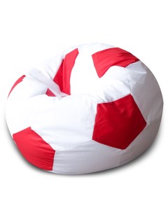 Кресло мяч бело красный оксфорд Dreambag