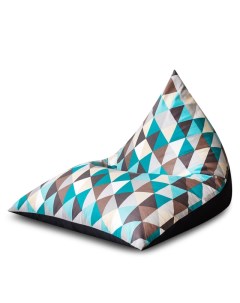 Кресло Келли Пирамида изумруд 110x115 см Dreambag