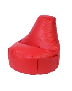 Кресло Comfort красное экокожа 150x90 см Dreambag