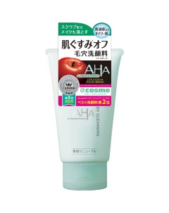 Очищающая пенка скраб для лица AHA Wash Cleansing с фруктовыми кислотами 120 г Bcl