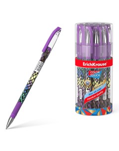 Ручка шариковая ColorTouch Purple Python синяя Erich krause