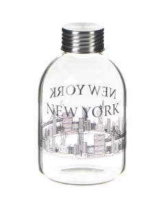 Бутылка стеклянная New York 600 мл Everblooming