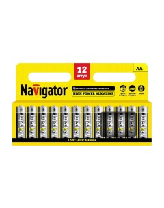 Батарейки AA NBT NE LR6 BP12 12 шт Navigator