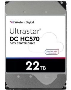 Жесткий диск 22TB SATA 6Gb s WUH722222ALE6L4 Ultrastar DC HС570 3 5 7200rpm 512MB 0F48155 Western digital
