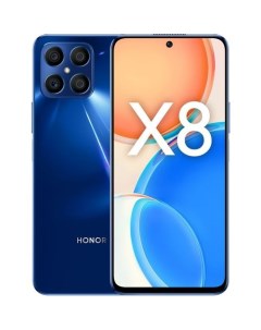 Смартфон X8 6 128Gb TFY LX1 синий океан Honor