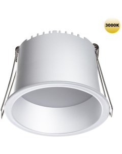 Светильник встраиваемый светодиодный SPOT белый IP20 LED 9W 220V 540Лм 3000К Novotech