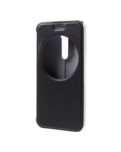 Чехол книжка для Asus Zenfone 6 боковой черный X-case