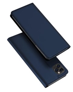 Чехол книжка для iPhone 11 Pro Max DU DU боковой синий X-case