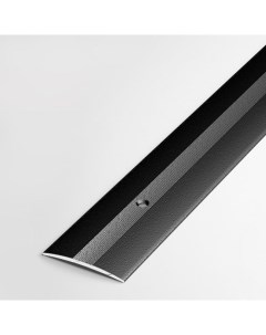 Порог прямой алюминиевый 37мм 0 9м декоративный черный 00000001540 Лука