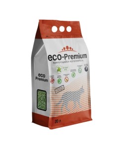 Комкующийся наполнитель Алоэ древесный 6 шт по 5 л Eco-premium