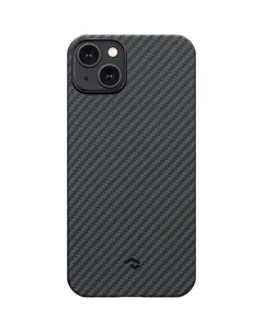 Чехол Pitaka для iPhone14 Plus 6 7 Black Grey Twill 1500D для iPhone14 Plus 6 7 Black Grey Twill 150