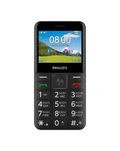 Мобильный телефон Philips Xenium E207 черный Xenium E207 черный