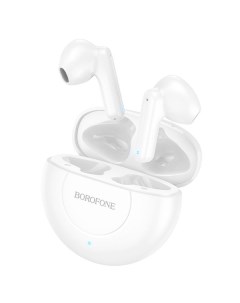 Наушники True Wireless Borofone с микрофоном BE54 Rejoice белые с микрофоном BE54 Rejoice белые