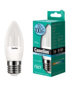 Лампа Camelion LED12 C35 845 E27 10 штук LED12 C35 845 E27 10 штук