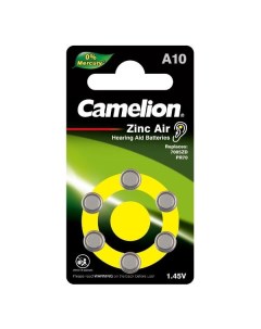 Батарея Camelion A10 BP6 0 Hg A10 BP6 0 Hg