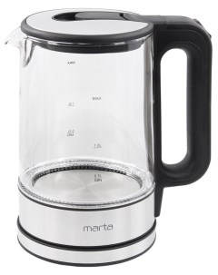 Чайник электрический MT 4608 черный Марта