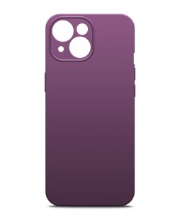Чехол на Apple iPhone 15 с силиконом Soft touch фиолетовый Brozo
