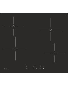 Встраиваемая варочная панель электрическая PL E323 B черный Дарина