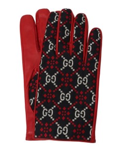 Комбинированные перчатки Gucci