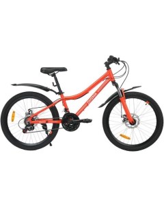 Велосипед Rich горный подростковый рама 12 колеса 24 оранжевый 14 5кг Digma