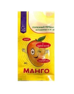 Манго сушеное 40 г Gifruit