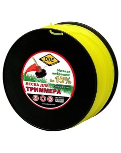 Леска для триммера прямая круг 4 мм Classic line 644 856 94 м Dde