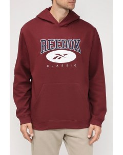 Хлопковое худи с логотипом бренда Reebok