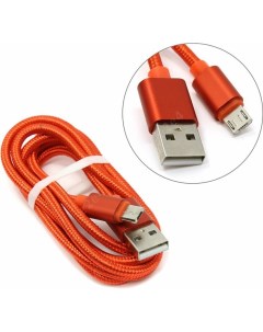 Кабель USB2 0 microUSB 1m красный в оплётке JA DC21 Jet.a