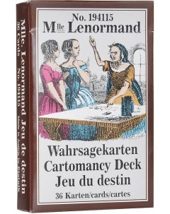 Карты Таро Мадам Ленорман Mlle Lenormand Wahrsagekarten Ларец таро