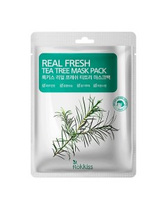 Маска для лица REAL FRESH с экстрактом чайного дерева для сужения пор 23 Rokkiss