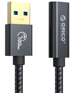 Кабель интерфейсный ACF31 03 BK BP USB A 3 1 Gen2 m USB C f 10 Гбит с 60 Вт 0 3 м черный Orico