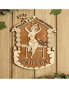 Табличка для бани 18 22 см Nobrand