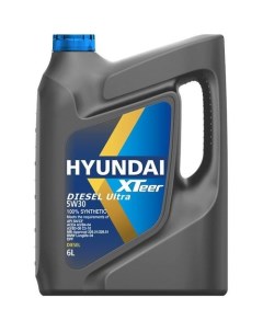Моторное масло XTeer Diesel Ultra 5W 30 6л синтетическое Hyundai