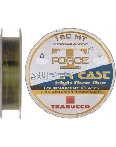 Леска T FORCE Tournament SUPER CAST 150 м 0 205 мм 5 42 кг цв Прозрачный Trabucco