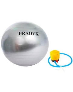 Мяч для фитнеса SF 0379 анти взрыв с насосом Bradex