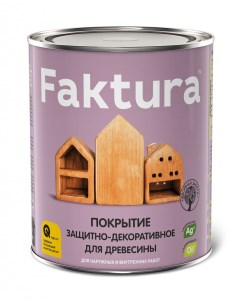 Покрытие защитно декоративное для дерева палисандр 0 7 л Faktura